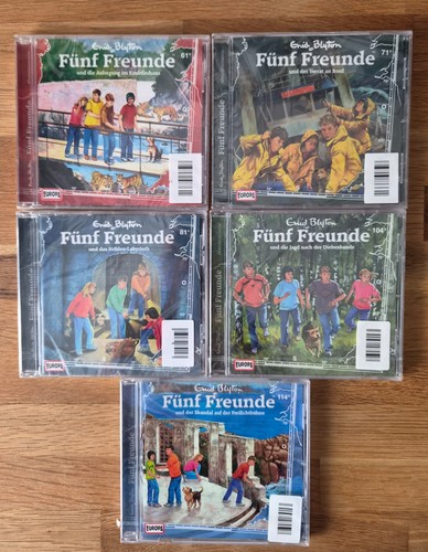 Fünf freunde hörspiel cds - 5x,